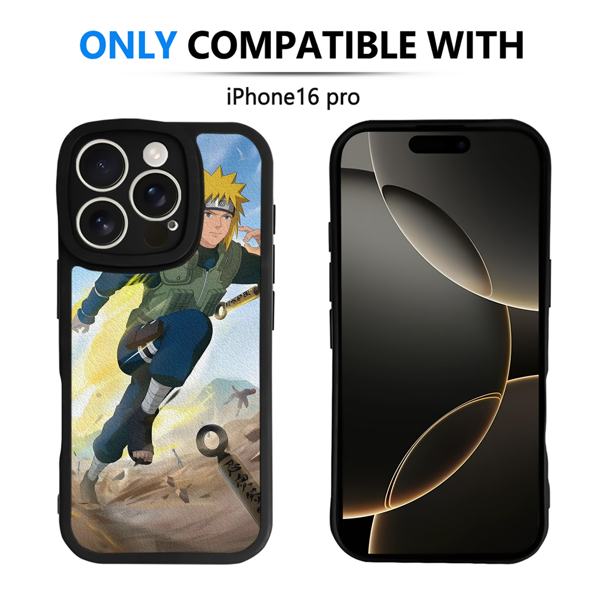 （画像用） NARUTO -ナルト- NARUTO -ナルト- 疾風伝 【iPhone 16シリーズ対応】シリコンスマホケース（レザー調） 材質：シリコン